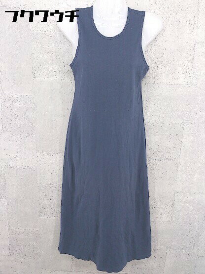 ◇ A.P.C. アー ペー セー ノースリーブ ロング ワンピース サイズ36 ネイビー レディース 【中古】