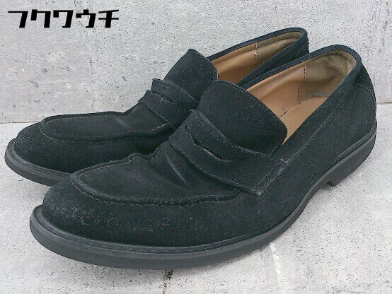 ◇ Dedes デデス Uチップ ローファー シューズ サイズ40 ブラック メンズ 【中古】 【中古】