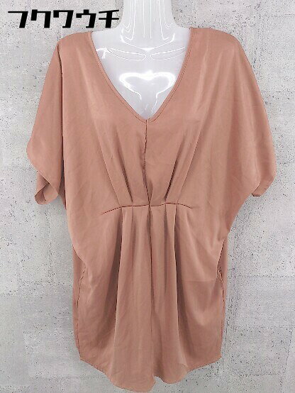 ◇ Heather ヘザー 半袖 膝丈 ワンピース サイズF ピンク系 レディース 【中古】