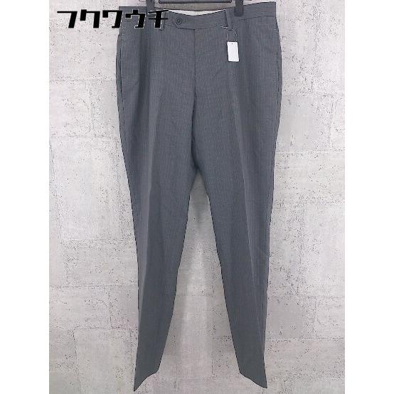 ◇ green label relaxing UNITED ARROWS ストライプ スラックス パンツ サイズ88 ダークグレー メンズ 【中古】 【中古】