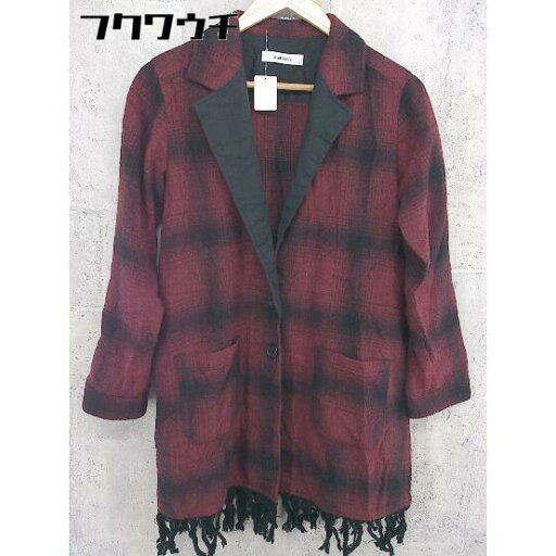 ◇ Audition オーディション 長袖 ジャケット サイズM レッド ブラック レディース 【中古】 【中古】 ◇ Audition オーディション 長袖 ジャケット サイズM レッド ブラック レディース 【中古】 【中古】