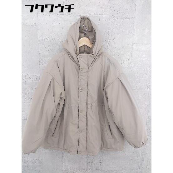 ■ Ifuru イフル 長袖 中綿 ジャケット サイズF ベージュ系 レディース 【中古】 【中古】