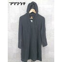 ◇ gigli 長袖 膝下丈 ワンピース ブラック レディース 【中古】 【中古】