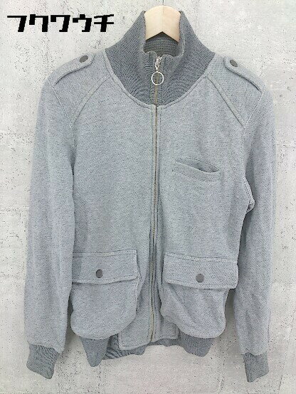 ◇ AMERICAN RAG CIE アメリカンラグシー ジップアップ 長袖 ジャケット サイズ1 グレー レディース 【中古】 【中古】