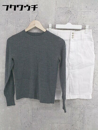 ◇ 《 La TOTALITE ラ トータリテ まとめ売り2点セット サイズS相当 セーター 膝丈 スカート レディース 》 【中古】 【中古】