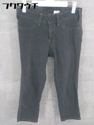 ◇ SOMETHING サムシング スキニー パンツ サイズM グレー レディース 【中古】 【中古】 ◇ SOMETHING サムシング スキニー パンツ サイズM グレー レディース 【中古】 【中古】
