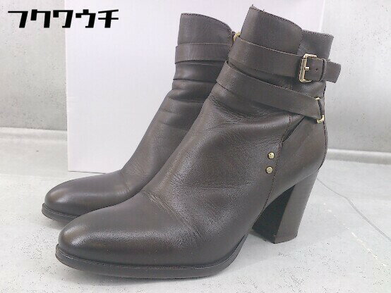 ◇ ◎ BPRIVATE ビープライベート サイドジップ ショート ブーツ サイズ38 ブラウン系 レディース 【中古】