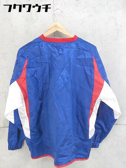 ◇ ASICS アシックス ナイロン 長袖 プルオーバー ジャケット サイズM ブルー系 メンズ 【中古】