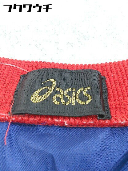 ◇ ASICS アシックス ナイロン 長袖 プルオーバー ジャケット サイズM ブルー系 メンズ 【中古】