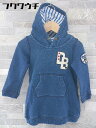 ◇ mikihouse ミキハウス キッズ 子供服 長袖 プルオーバー パーカー サイズ90 ブルー系 メンズ 【中古】