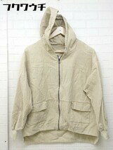 ◇ HOLIDAY ホリデイ フーディー コーデュロイ 長袖 ジャケット サイズF ベージュ レディース 【中古】 ◇ HOLIDAY ホリデイ フーディー コーデュロイ 長袖 ジャケット サイズF ベージュ レディース 【中古】