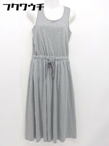◇ JEANASIS ジーナシス ノースリーブ ロング ワンピース サイズF グレー レディース 【中古】 ◇ JEANASIS ジーナシス ノースリーブ ロング ワンピース サイズF グレー レディース 【中古】