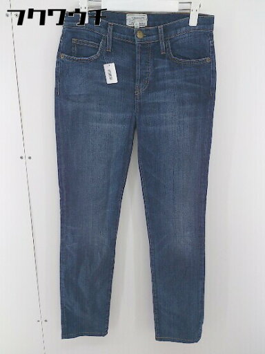 ◇ CURRENT/ELLIOTT ウォッシュ加工 ボタンフライ デニム ジーンズ パンツ サイズ25-0 インディゴ レディース 【中古】 ◇ CURRENT/ELLIOTT ウォッシュ加工 ボタンフライ デニム ジーンズ パンツ サイズ25-0 インディゴ レディース 【中古】
