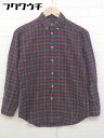 ◇ RALPH LAUREN チェック キッズ 子供服 長袖 シャツ ブラウス サイズ150 レッド グリーン ネイビー メンズ 【中古】