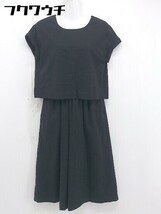 ◇ CLEAR IMPRESSION クリアインプレッション バックジップ 半袖 オールインワン サイズ1 ブラック レディース 【中古】 ◇ CLEAR IMPRESSION クリアインプレッション バックジップ 半袖 オールインワン サイズ1 ブラック レディース 【中古】