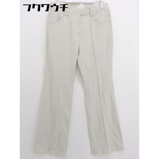 ◇ marie claire マリ クレール sport センタークリース パンツ サイズL ベージュ系 レディース 【中古】