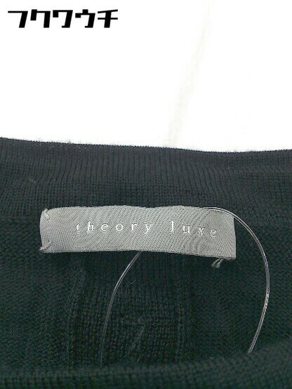 ◇ Theory luxe セオリーリュクス レイヤード 長袖 ニット サイズ38 ブラック メンズ 【中古】