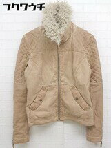 ◇ ◎ ZARA Trafaluc フェイクレザー 長袖 ジャケット サイズEUR L USA L MEX 30 ベージュ系 レディース 【中古】 ◇ ◎ ZARA Trafaluc フェイクレザー 長袖 ジャケット サイズEUR L USA L MEX 30 ベージュ系 レディース 【中古】