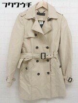 ◇ ◎ ZARA WOMAN ザラウーマン 長袖 トレンチコート サイズEUR S USA S MEX 26 ベージュ レディース 【中古】