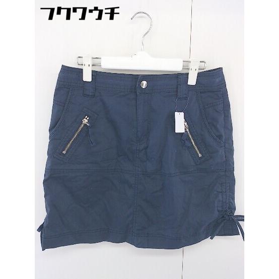 ◇ 23区 SPORT ニジュウサンクスポーツ ミニ タイト スカート サイズ70 ネイビー レディース 【中古】