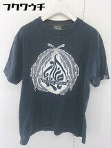 ◇ DESTROY BABYLON プリント 半袖 Tシャツ カットソー ダークグレー ホワイト メンズ 【中古】