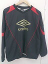 ◇ UMBRO アンブロ キッズ 子供服 ロゴ 長袖 トレーナー サイズ 160 ブラック ベージュ レッド メンズ 【中古】