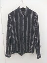 ◇ ◎ TORNADO MART トルネードマート 総柄 長袖 シャツ サイズL ブラック ホワイト メンズ 【中古】(4)