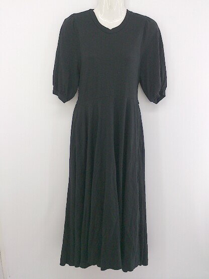 ◇ KBF ケービーエフ URBAN RESEARCH 半袖 ロング ワンピース サイズ縦S 横XS ブラック レディース P 【中古】