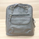 ◇ PIEMONTE LUSSO ポケット多め リュック ブラウン レディース E 【中古】