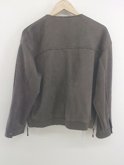 ◇ COMME CA ISM コムサイズム スウェード調 長袖 ブルゾン サイズ11 ブラウン系 レディース P 【中古】