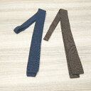 ◇ 《 ノーブランド まとめ売り2点セット サイズ表記なし ビジネス 無地 ネクタイ メンズ 》 E 【中古】