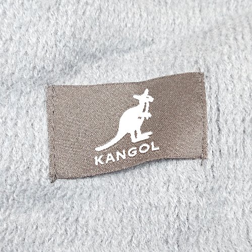 ◇ KANGOL フリンジ　無地 マフラー 表記なし ブルー レディース E 【中古】