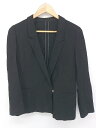 ◇ DES PRES デプレ 薄手 リネン混 長袖 ジャケット サイズ1 ブラック レディース P 【中古】(4)