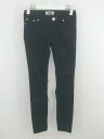 ◇ ACNE アクネ ローライズ スキニーデニム パンツ サイズ W25 L32 ブラック レディース P 【中古】