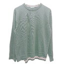 ◇ COMME CA ISM コムサイズム 無地 クルーネック 長袖 ニット サイズM ブラック レディース E 【中古】