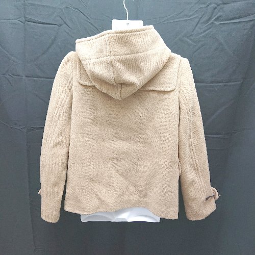 ◇ BEAUTY&YOUTH UNITED ARROWS フロントボタン ポケット 無地 長袖 コート サイズM ブラウン レディース E 【中古】