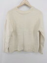 ◇ green label relaxing UNITED ARROWS モックネック シンプル 長袖 ニット セーター オフホワイト レディース P 【中古】(4)