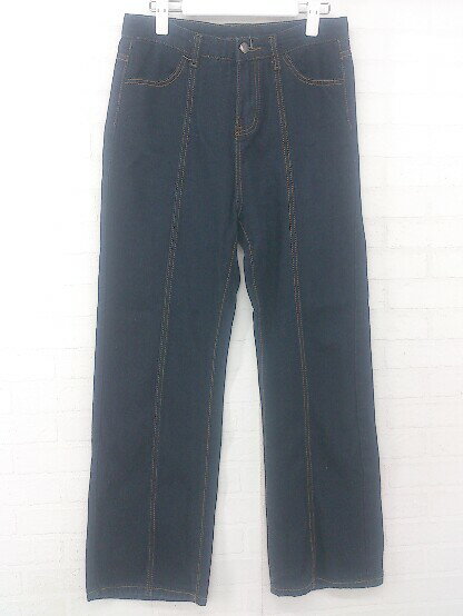 ◇ ap retro アプレトロ デニム ジーンズ パンツ サイズM インディゴ レディース P 【中古】