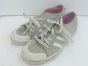 ◇ adidas アディダス Honey Low M19709 ローカットスニーカー シューズ サイズ23cm グレー レディース E 【中古】