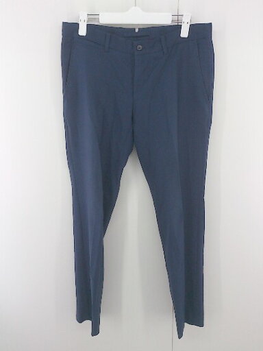 ◇ bassano バッサノ B品 ビジネス パンツ サイズM ネイビー系 メンズ E 【中古】 ◇ bassano バッサノ B品 ビジネス パンツ サイズM ネイビー系 メンズ E 【中古】