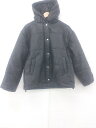 ■ ANAP アナップ フェイクレザー 中綿 長袖 フーディ ジャケット サイズL ブラック レディース メンズ E 【中古】