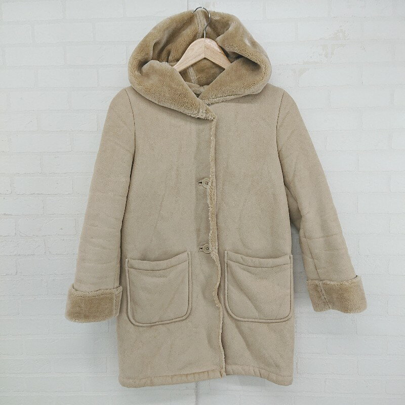 ■ BEAUTY & YOUTH ビューティアンドユース UNITED ARROWS 裏ボア ムートン 長袖 コート ベージュ系 レディース E 【中古】