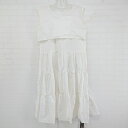 ◇ ●新品● ◎ ABITOKYO アビトーキョー タグ付き ノースリーブ 膝下丈 ワンピース サイズ0 ホワイト レディース E 【中古】