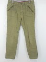 ◇ Eddie Bauer エディー バウアー カジュアル ミリタリー パンツ カーキ系 レディース E 【中古】
