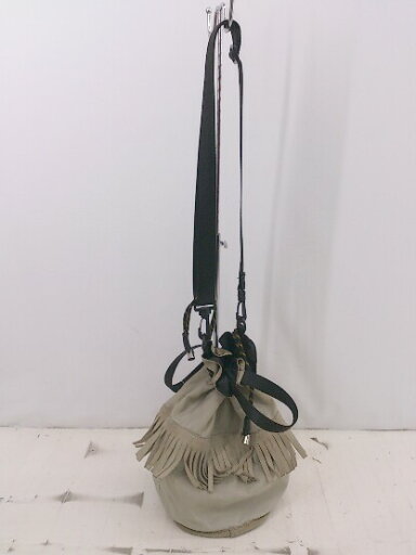 ◇ OUTDOOR PRODUCTS アウトドアプロダクツ 2WAY バケツ型 フリンジ ハンド ショルダー バッグ グレー系 レディース E 【中古】 ◇ OUTDOOR PRODUCTS アウトドアプロダクツ 2WAY バケツ型 フリンジ ハンド ショルダー バッグ グレー系 レディース E 【中古】