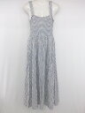 ◇ ZARA ストライプ 涼しげ ノースリーブ ロング ワンピース サイズEUR M USA M MEX 28 ブルー ホワイト レディース E 【中古】