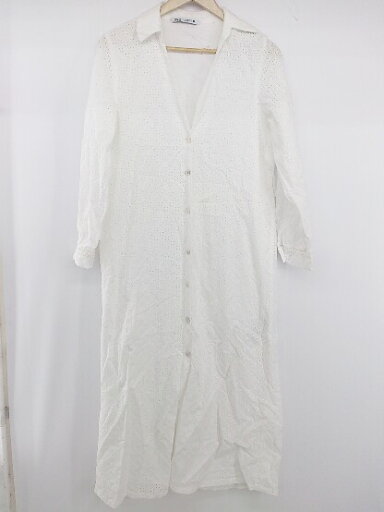 ◇ ZARA ザラ デザイン 刺繡 きれいめ 長袖 ロング ワンピース サイズEUR M USA M MEX 28 ホワイト レディース E 【中古】 ◇ ZARA ザラ デザイン 刺繡 きれいめ 長袖 ロング ワンピース サイズEUR M USA M MEX 28 ホワイト レディース E 【中古】