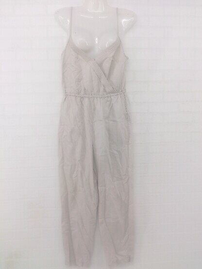 ◇ Abercrombie & Fitch アバクロンビー&フィッチ Vネック オールインワン サイズXS ベージュ レディース P 【中古】