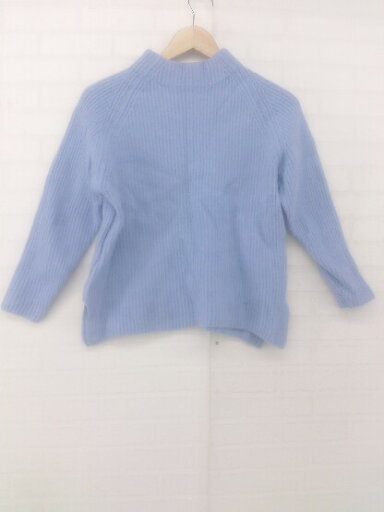 ◇ SHIPS any シップス エニィ ハイネック リブニット 長袖 カットソー サイズF サックスブルー レディース P 【中古】 ◇ SHIPS any シップス エニィ ハイネック リブニット 長袖 カットソー サイズF サックスブルー レディース P 【中古】