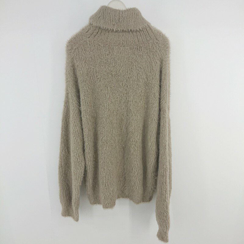 ◇ Ungrid アングリッド タートルネック シャギー 長袖 ニット セーター サイズF グレージュ系 レディース P 【中古】